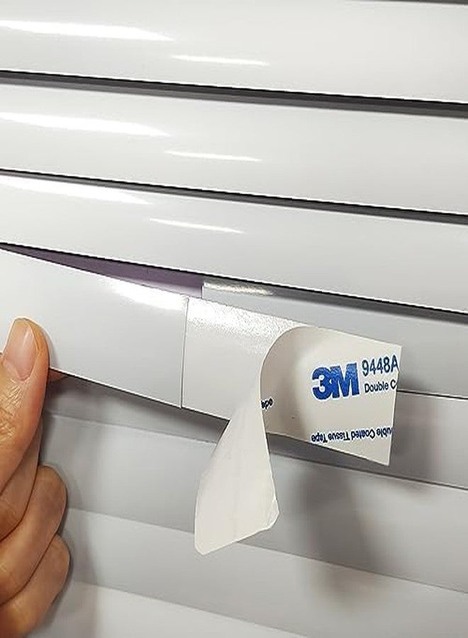 YingEnter 10 Sets Horizontal Blinds Replacement Slats, White Horizontal Blind Repair Tabs, White Blind Fixers for Horizontal Blinds Replacement Slats & Parts, 5 Ordinary + 5 Perforated - Image 5
